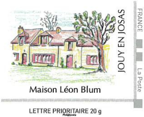 Timbre maison Léon Blum